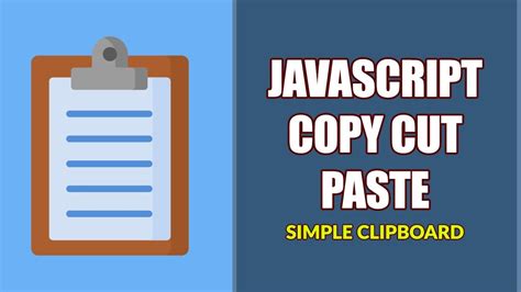 Clipboard Copy Paste Javascript