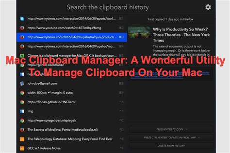 Clipboard Mac Cli