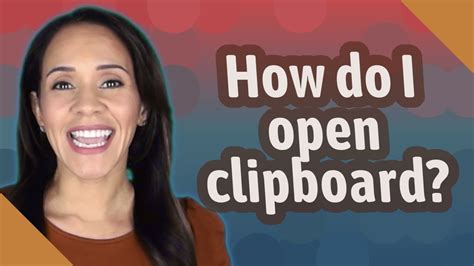 clipboard open