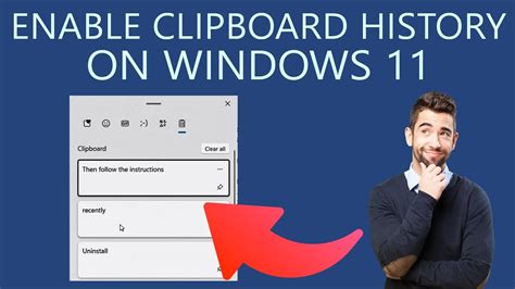 clipboard open windows 11 not working