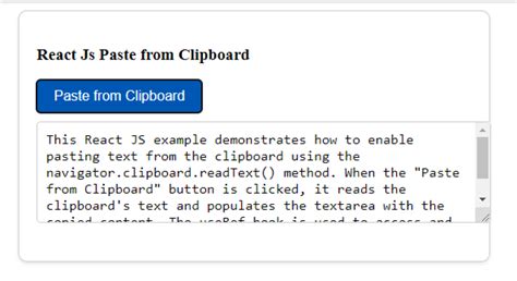 Clipboard.js Paste Example