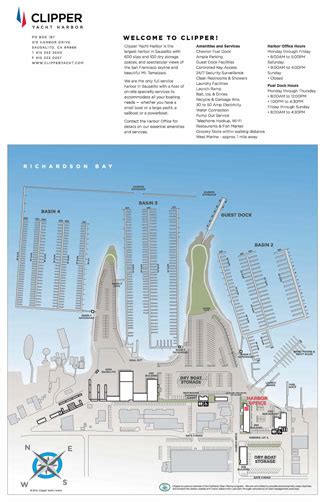 Clipper Yacht Harbor Map