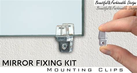 Clips To Hang Frameless Mirror