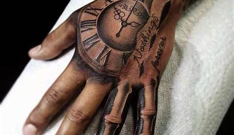 The hands on the clock look so realistic | Time tattoos, Clock tattoo