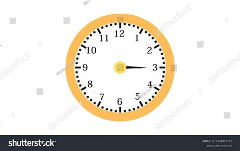 Clock A Quarter Past Three