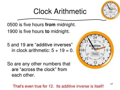 Clock Arithmetic Definition