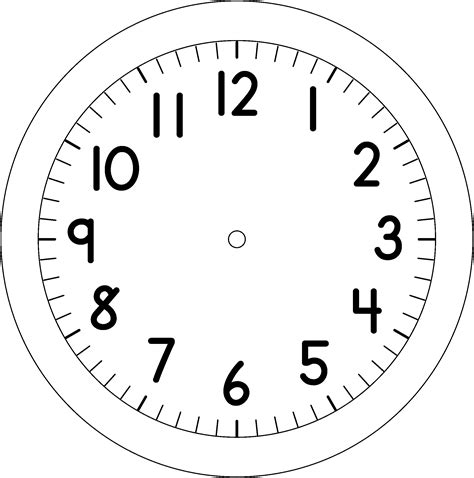Clock Clipart Empty