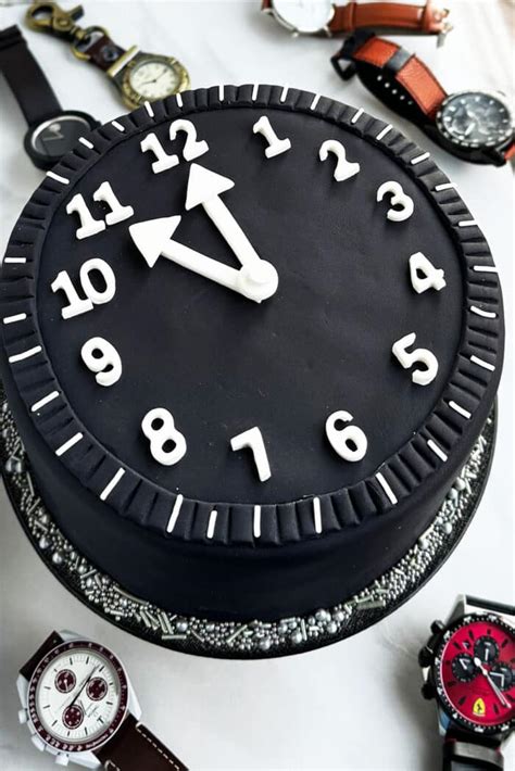 Clock Design Cake