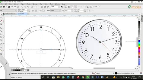 Clock Design In Coreldraw