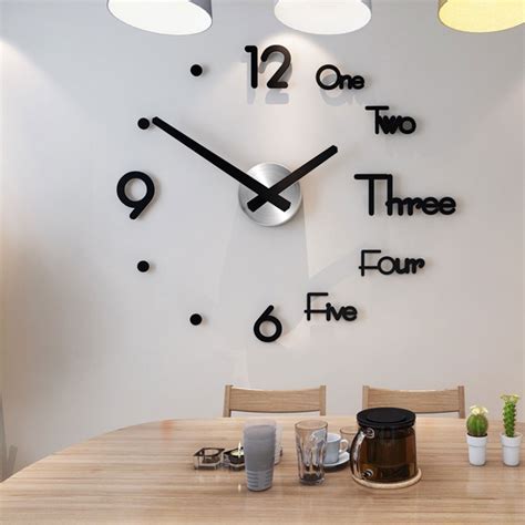 Clock Design Wall Sticker