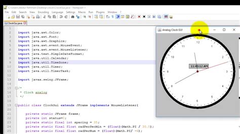 Clock Display Java Program