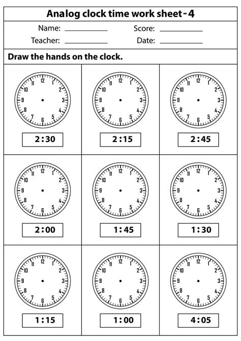 Clock Drawing Activity