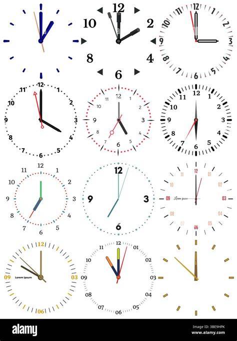 12時間を刻む文字盤と指関節の計数法
