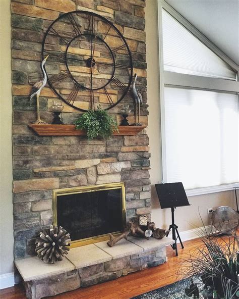 Clock For Stone Fireplace