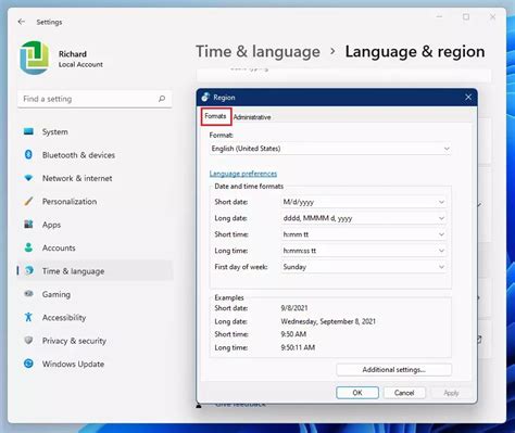 Clock Format Windows 11