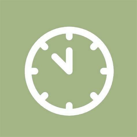 Clock Green App Icon