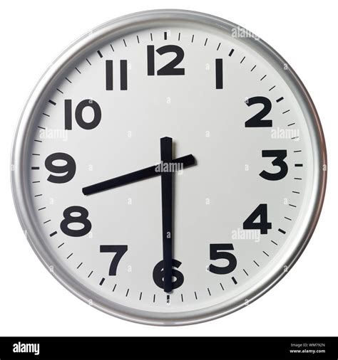 Clock Half Past Eight