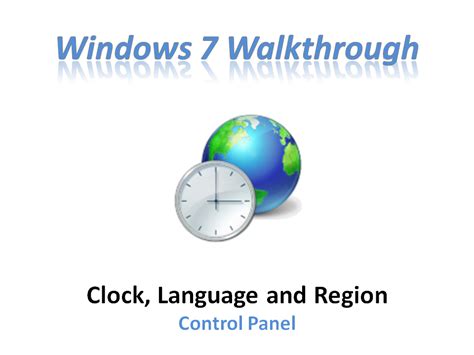 clock language and region