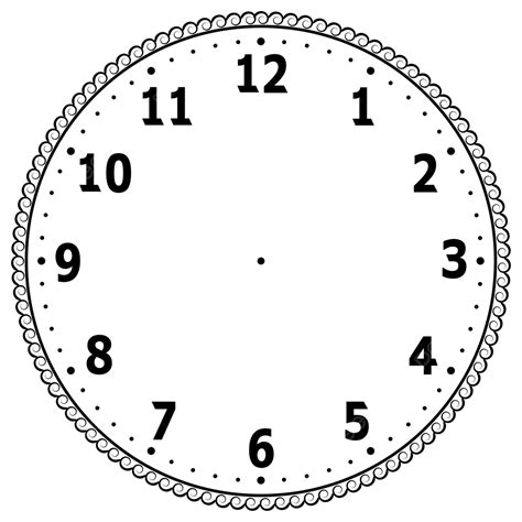 Clock No Hands Image