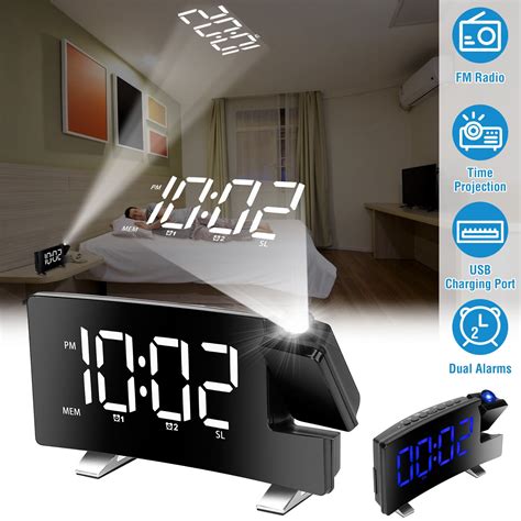 Clock Radio With Projection Display
