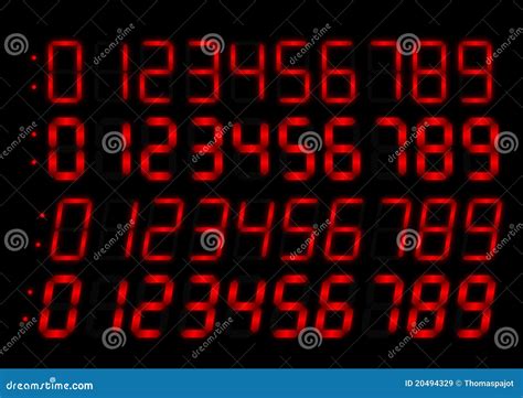 Clock Radio With Red Numbers