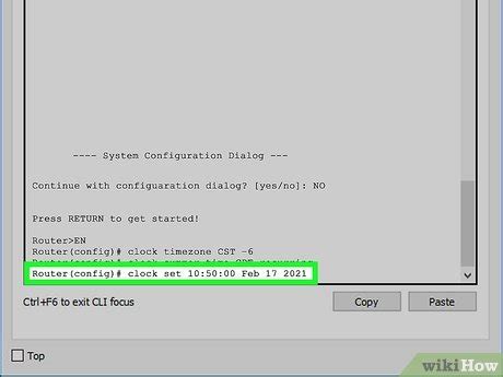 Clock Set In Cisco Router
