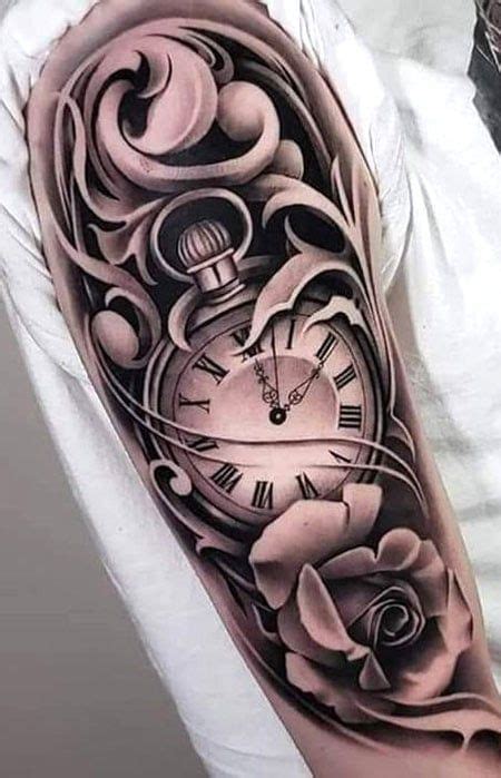 Clock Tattoos for Guys