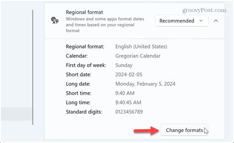 Clock Time Format Change