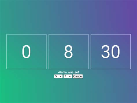 Clock Timer Javascript