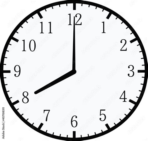 Clock With 8 O Clock