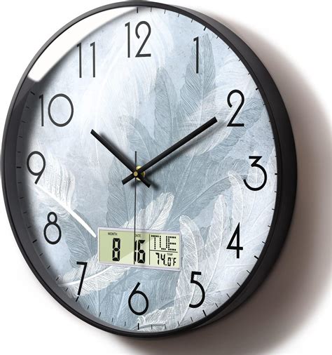 Clock With Date Time And Temperature