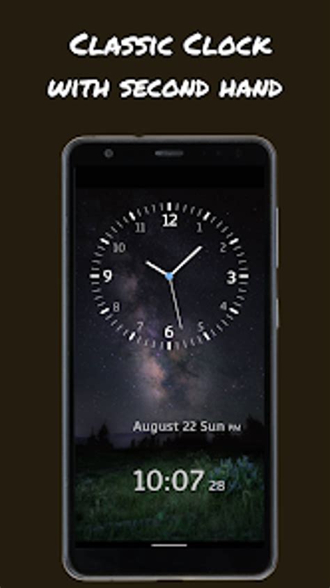 Clock With Second Hand For Android