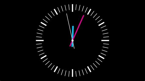 Clock With Second Hand Live