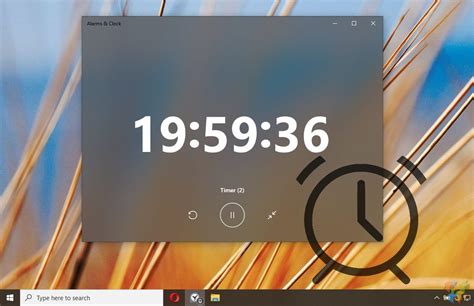 clock with timer for desktop