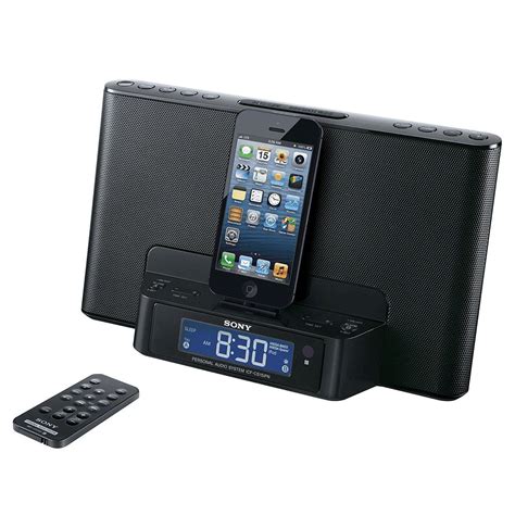 DISC KitSound Ipod Clock Radio Boom Dock Black at Gear4music