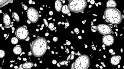 Clocks Falling Background