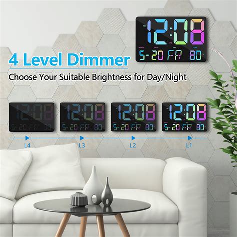 Clocks With Large Numbers And Date