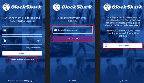 clockshark sign in page