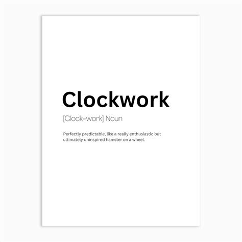 Clockwork Phrase Definition