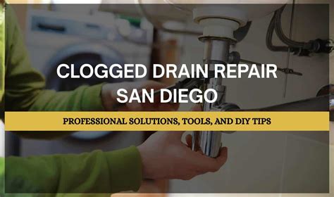clogged drain repair tools