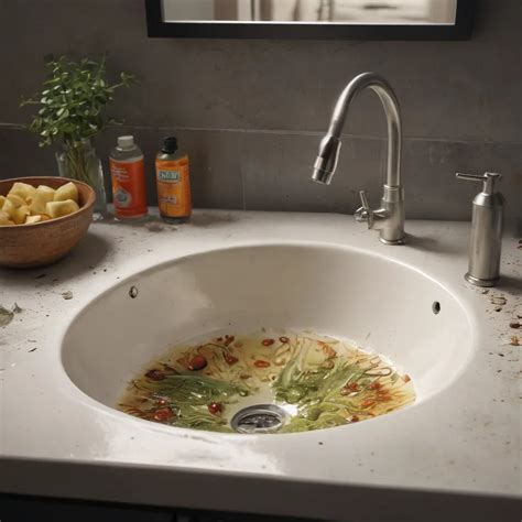 Clogged Sink With Vomit