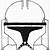 clone trooper helmet phase 1 drawing