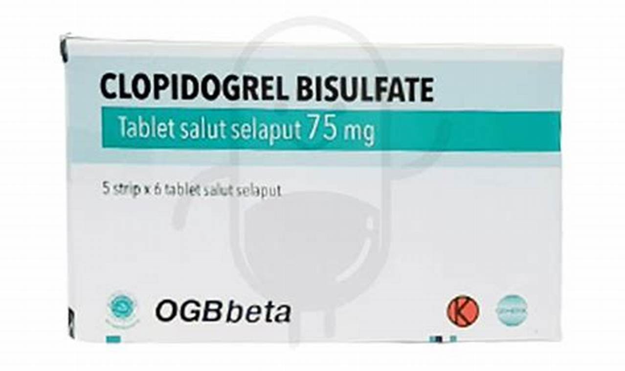 Clopidogrel Bisulfate Tablets USP 75mg Taj Pharma Taj Generics
