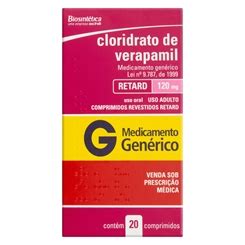 cloridrato de verapamil 120 mg