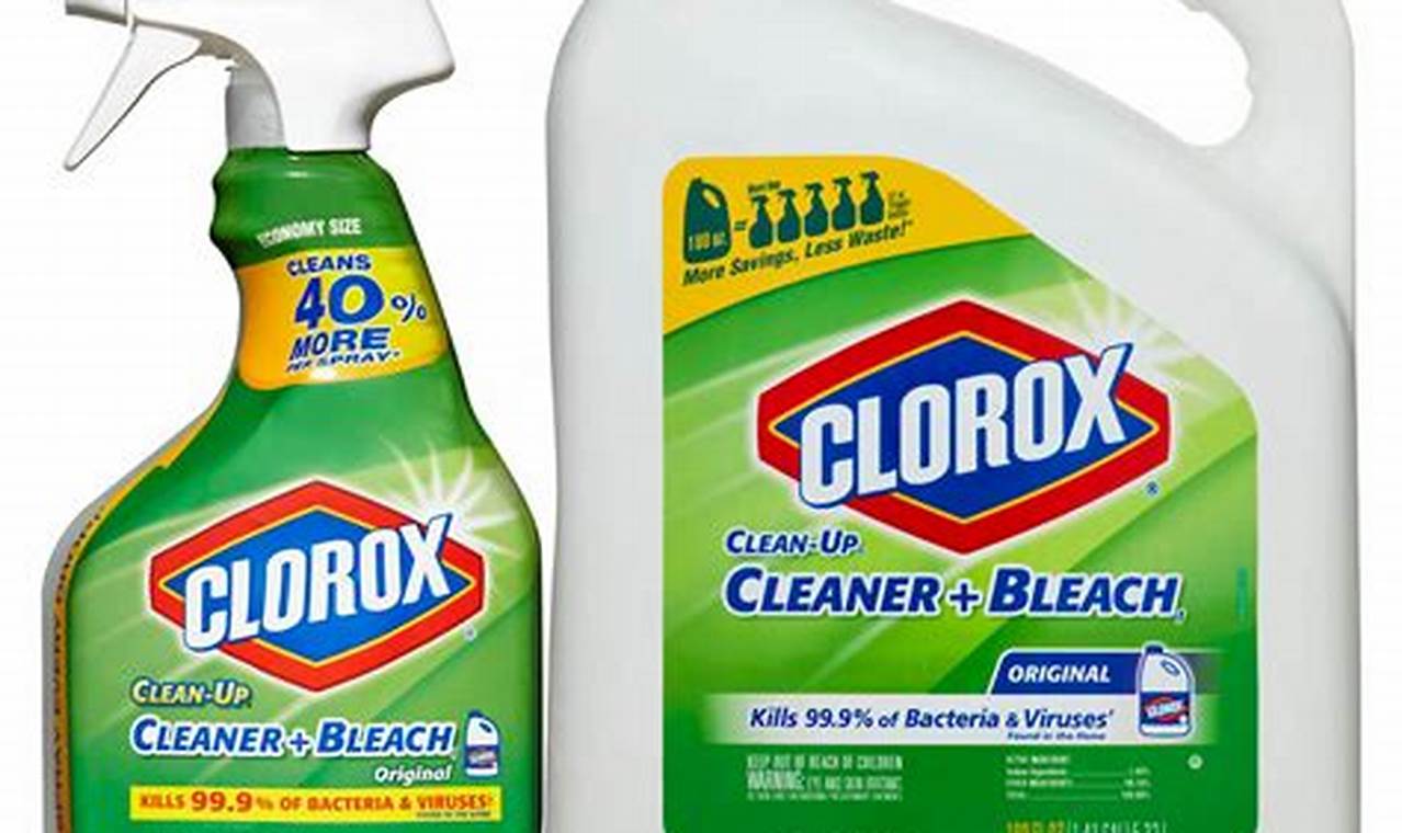 clorox clean up recipe
