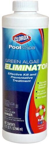 clorox pool green algae eliminator