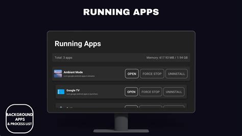 Closing background apps to improve streaming performance