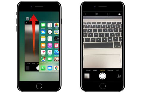 Close Camera App iPhone