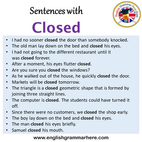 Unveiling the Art of Clarity: How to Craft a Compelling Closed Sentence Example