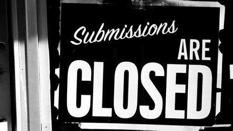 closed to new submissions